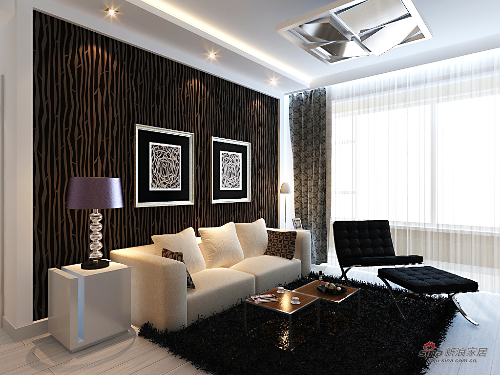 简约 三居 客厅图片来自用户2738813661在12万打造万锦江城三居室简约风格69的分享