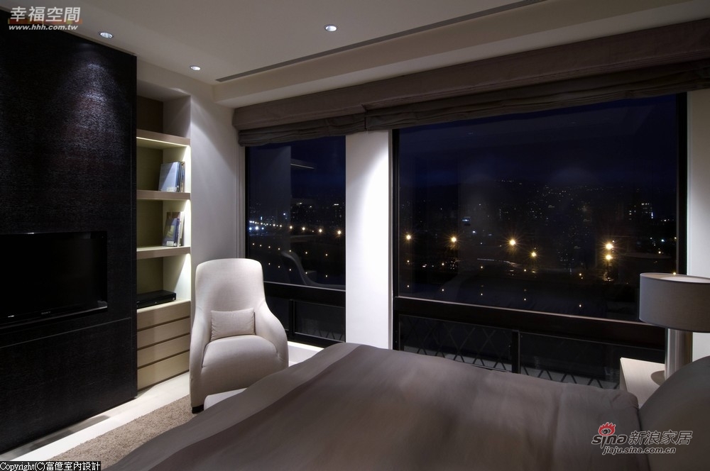 现代 三居 卧室图片来自幸福空间在【高清】231平高质感饭店式休闲景观宅56的分享
