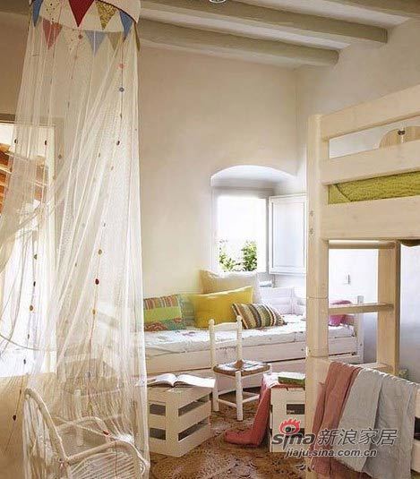 地中海 三居 儿童房图片来自用户2756243717在15万打造西班牙风格温馨小屋14的分享