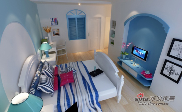 简约 一居 客厅图片来自用户2737759857在130平地中海新生活11的分享