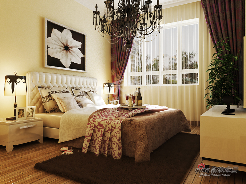 简约 二居 卧室图片来自阳光力天装饰在金隅悦城-两室两厅一厨一卫-现代简约62的分享
