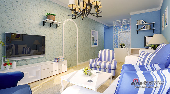 地中海 二居 客厅图片来自用户2756243717在中海风格设计98的分享