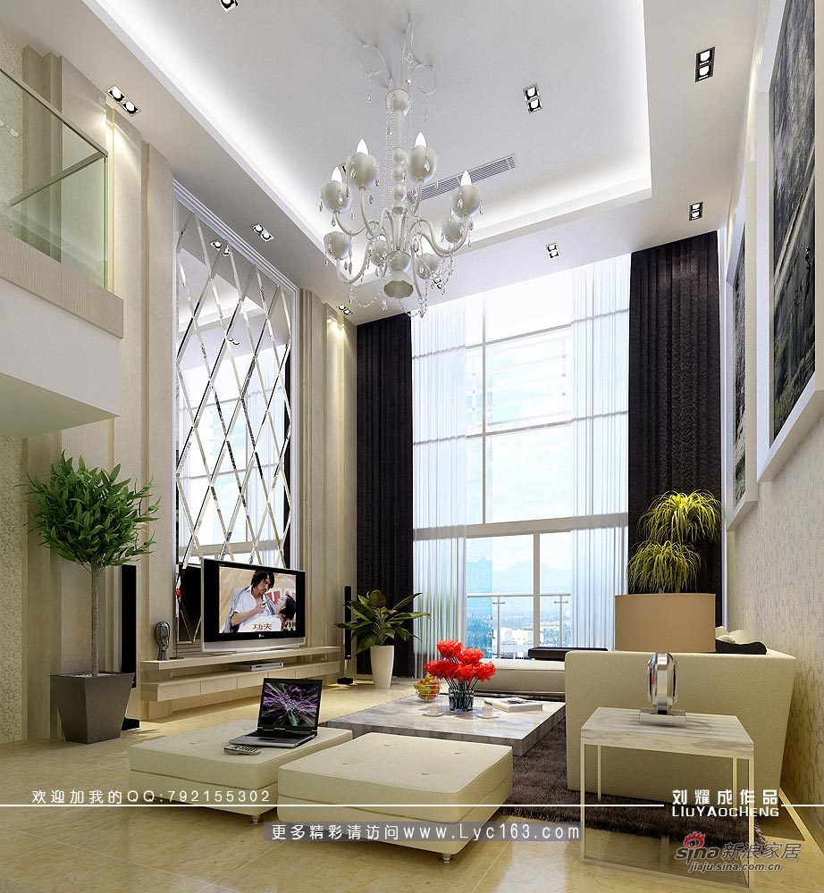 简约 一居 客厅图片来自用户2738093703在品味古典与现代交相辉映的复式豪宅55的分享
