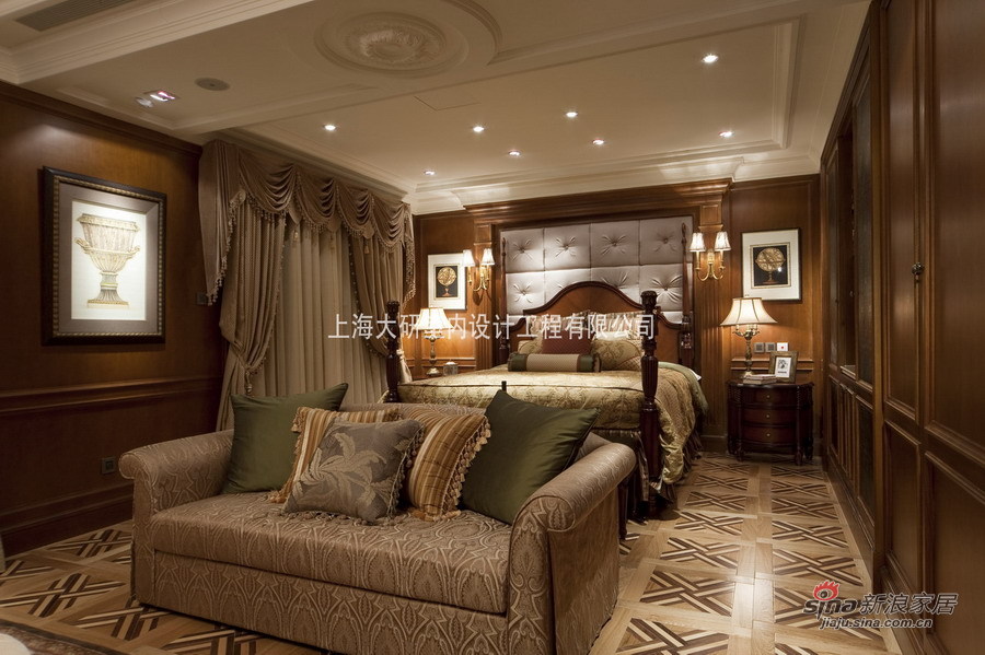 美式 别墅 卧室图片来自用户1907685403在有钱人的豪华美式375P别墅84的分享