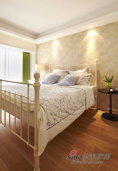 美式 三居 卧室图片来自用户1907685403在11万铸造140平美式风格三居室67的分享