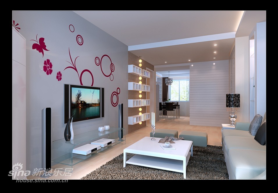 简约 二居 客厅图片来自用户2738829145在东方太阳城琴湖湾简约风格69的分享