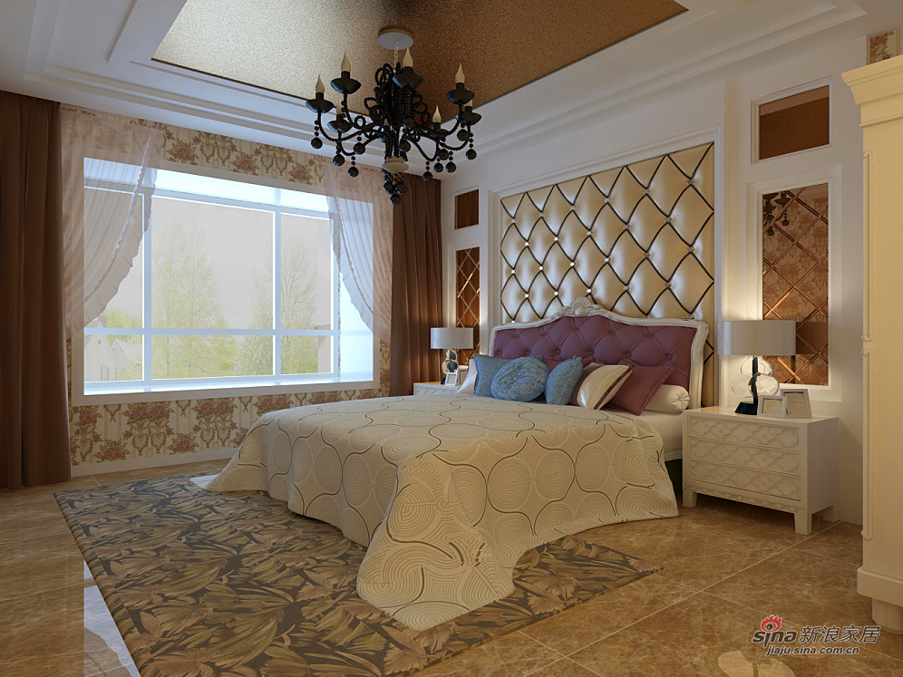 欧式 复式 卧室图片来自用户2557013183在400平豪华八居室53的分享