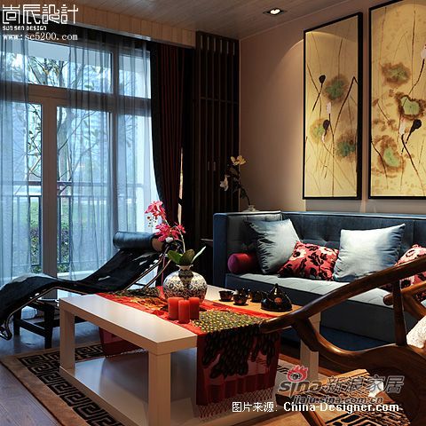 中式 二居 客厅图片来自用户1907658205在新婚夫妇新中式婚房59的分享