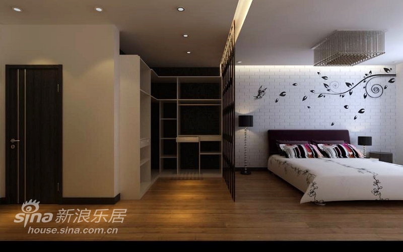 简约 复式 卧室图片来自用户2557979841在180平米的异国情味21的分享