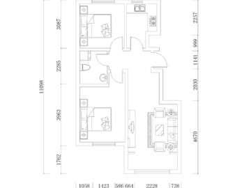 82平米A户型现代简约54