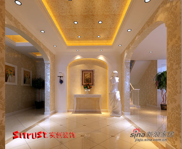 欧式 别墅 客厅图片来自用户2557013183在甩开奢华打造300平米的欧式设计22的分享