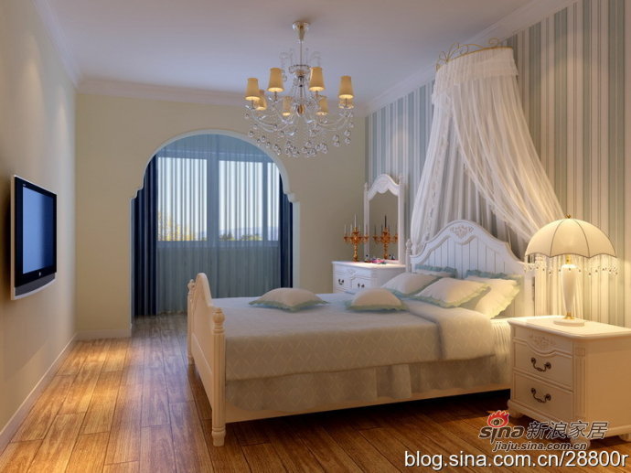 地中海 二居 卧室图片来自用户2756243717在70平一居变两居 演绎白色唯美地中海浪漫风情73的分享