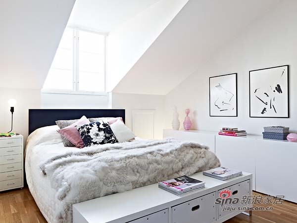 欧式 二居 卧室图片来自用户2557013183在75平北欧风格现代公寓67的分享