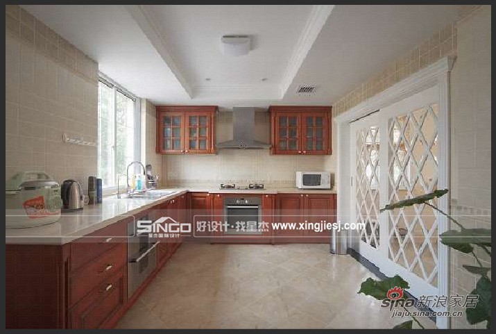 欧式 别墅 厨房图片来自用户2746948411在别墅装修-简欧风格63的分享