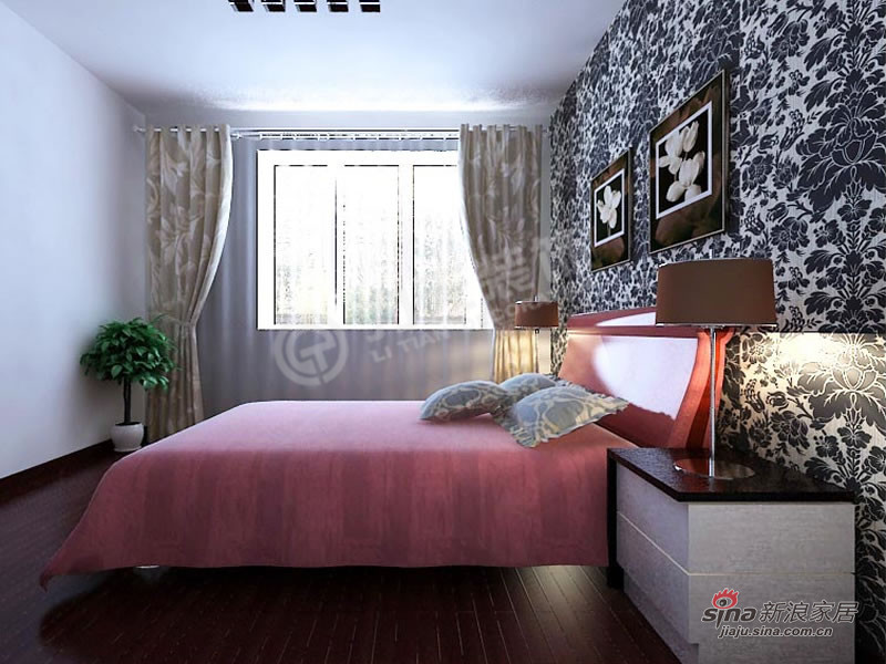 简约 三居 卧室图片来自阳光力天装饰在荔城公馆-3室2厅1卫1厨-现代简约17的分享