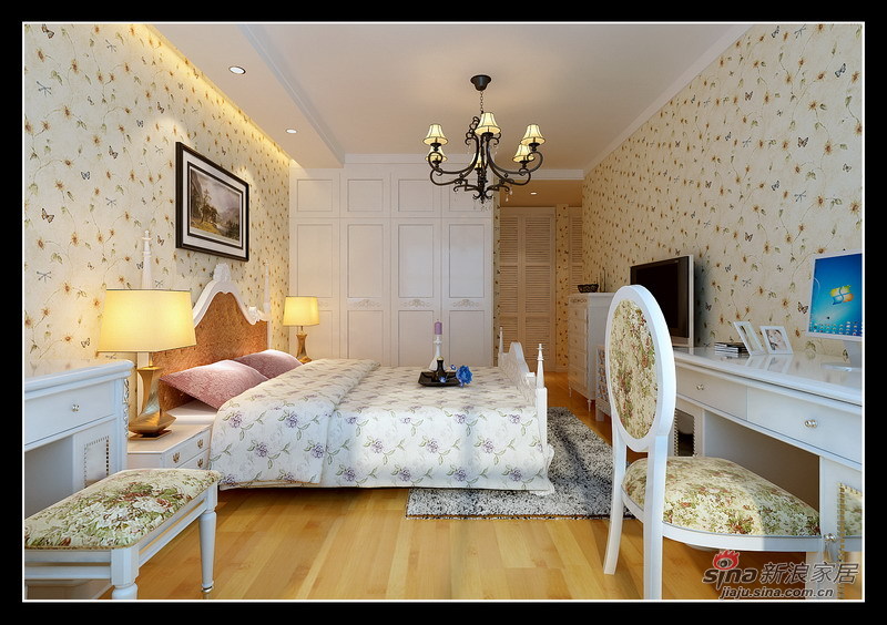简约 二居 卧室图片来自用户2559456651在当代东湖壹号/94平简约风格/两居室装修设计77的分享