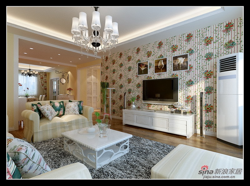 简约 二居 客厅图片来自用户2559456651在当代东湖壹号/94平简约风格/两居室装修设计77的分享