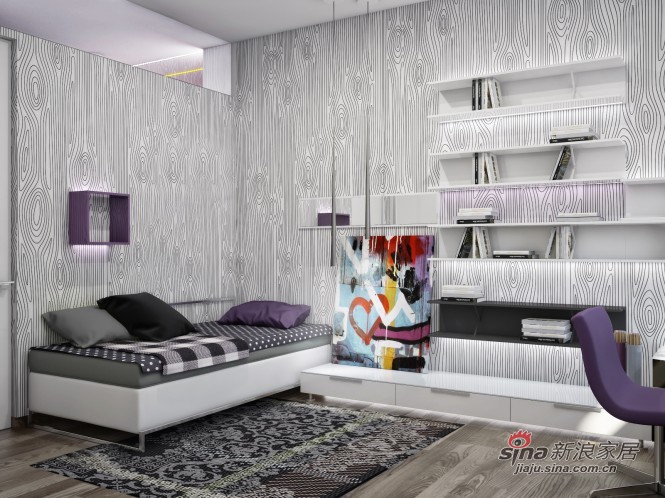 北欧 三居 卧室图片来自用户1903515612在崇尚自由300平简欧风公寓设计93的分享