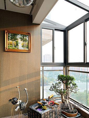 现代 三居 阳台图片来自佰辰生活装饰在110平创意家居舒适爽歪歪66的分享
