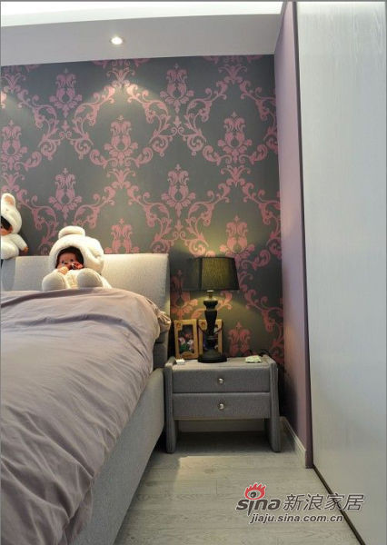 现代 二居 卧室图片来自佰辰生活装饰在最舒服生机盎然105平小三房58的分享