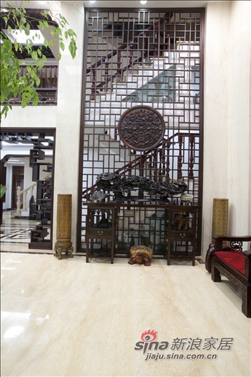 中式 别墅 客厅图片来自用户1907661335在中式传统园林风格大气别墅40的分享
