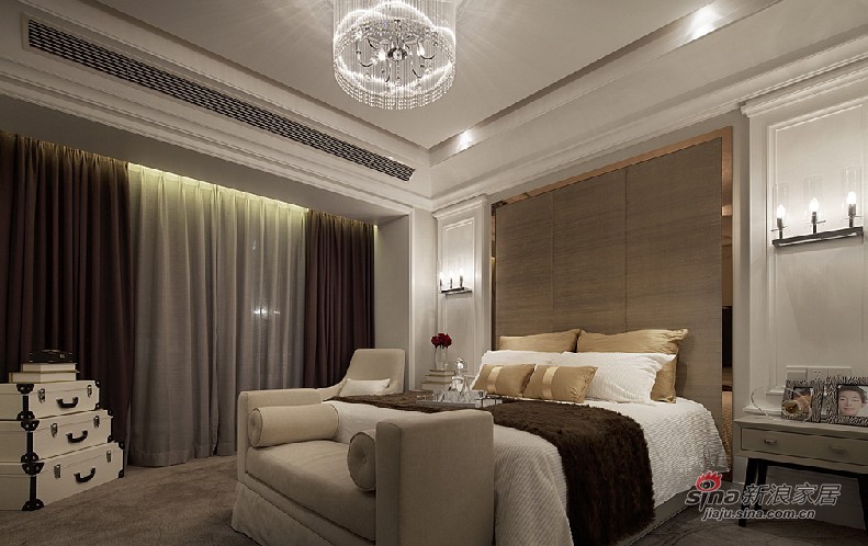 欧式 四居 卧室图片来自用户2757317061在深圳某小区176㎡法式样板房鉴赏39的分享