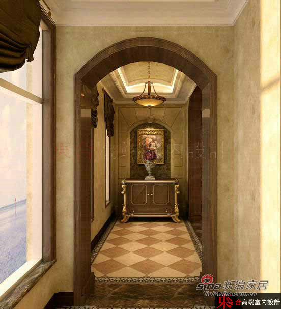 欧式 别墅 楼梯图片来自用户2772873991在200平低调奢华欧式风62的分享