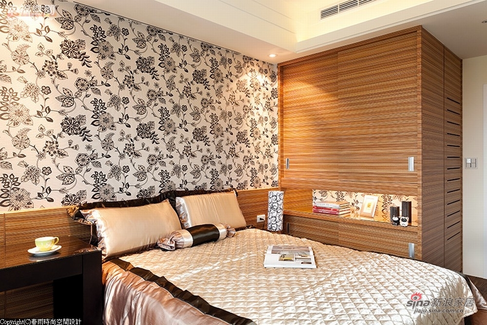 现代 三居 卧室图片来自幸福空间在125.4平方米旅行退休生活46的分享