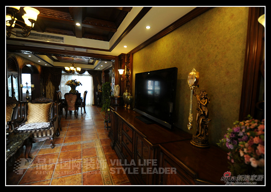 美式 别墅 客厅图片来自用户1907686233在美式风格49的分享