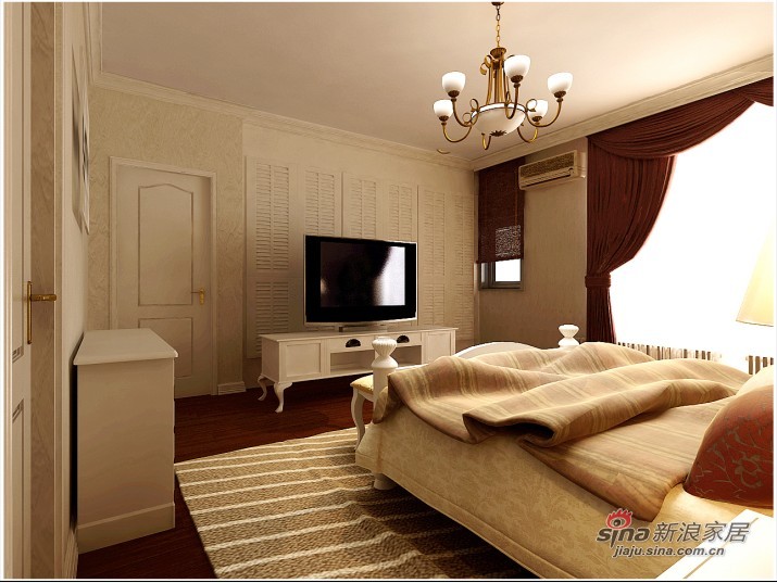 欧式 三居 卧室图片来自用户2772856065在济南博洛尼装饰 银丰花园设计方案52的分享