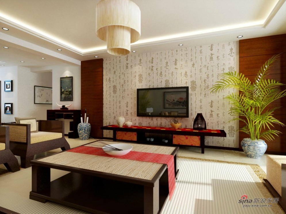 中式 二居 客厅图片来自用户1907696363在简约中式风格·打造不凡品味家居62的分享
