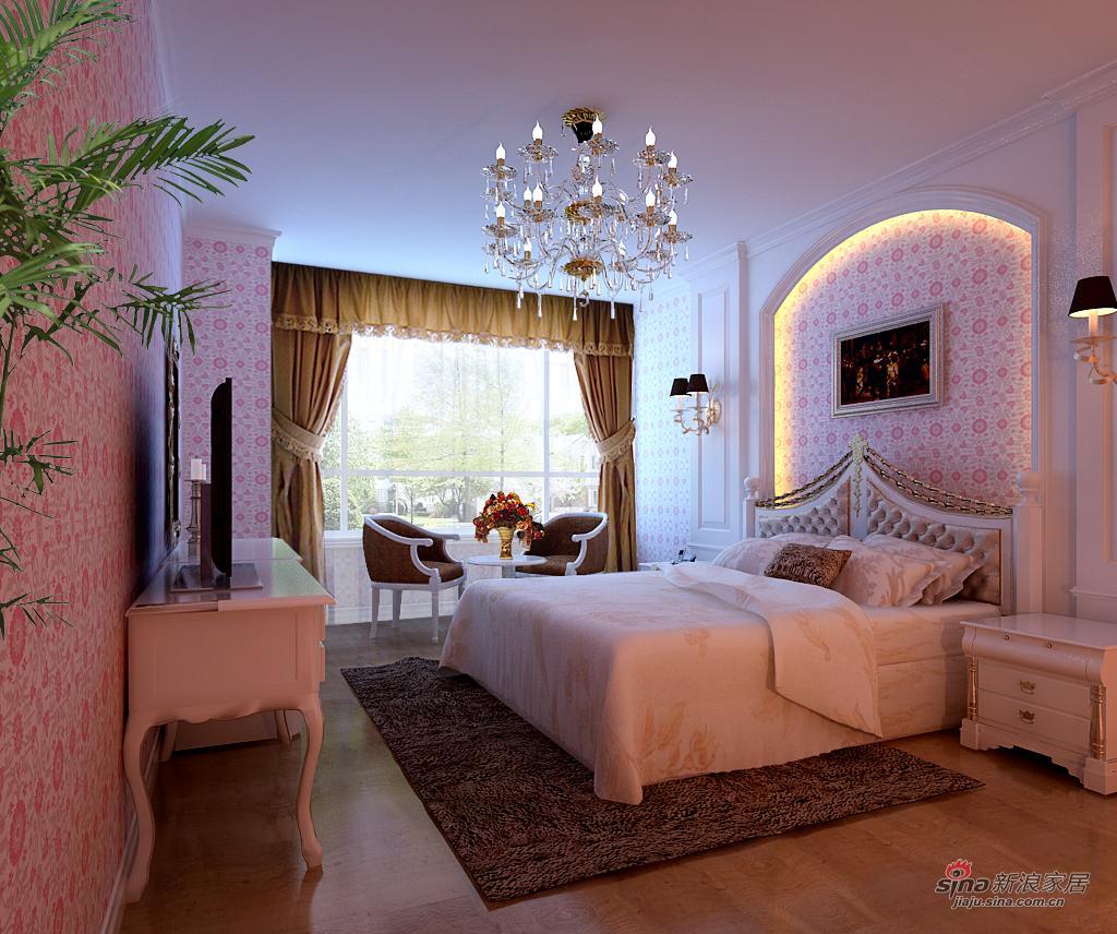 欧式 三居 卧室图片来自用户2757317061在16万打造150平欧式典雅奢华家73的分享