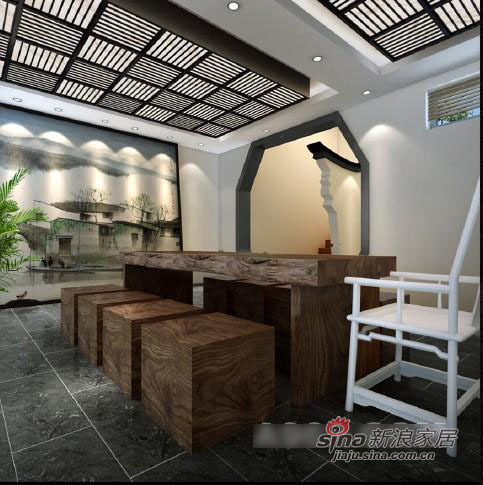 中式 三居 餐厅图片来自用户1907659705在创意中式别墅设计78的分享