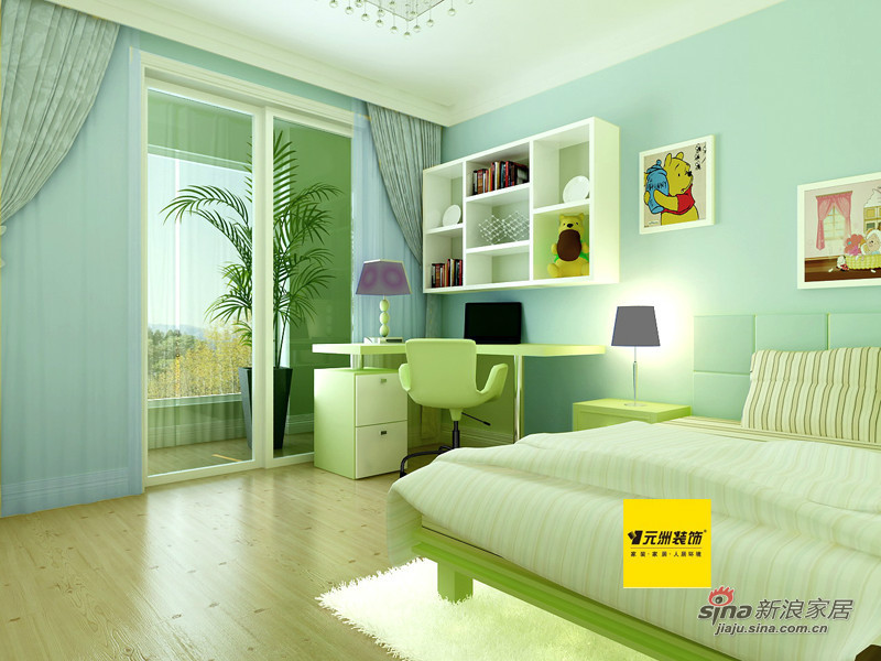 欧式 三居 卧室图片来自用户2746869241在现代欧式风格暖色调完美展示60的分享