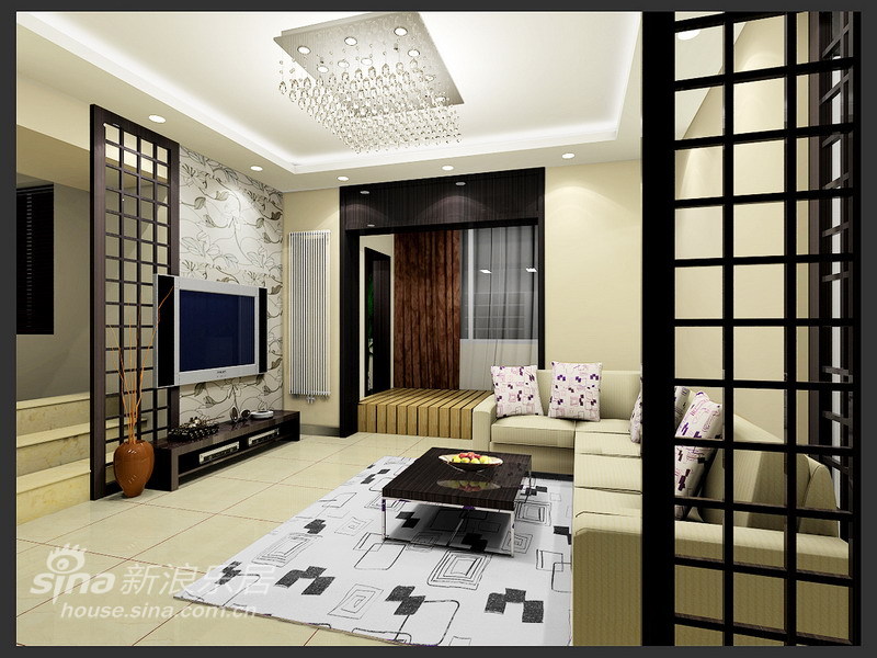 简约 三居 客厅图片来自用户2738093703在白领一族最爱的时尚简约家居设计62的分享