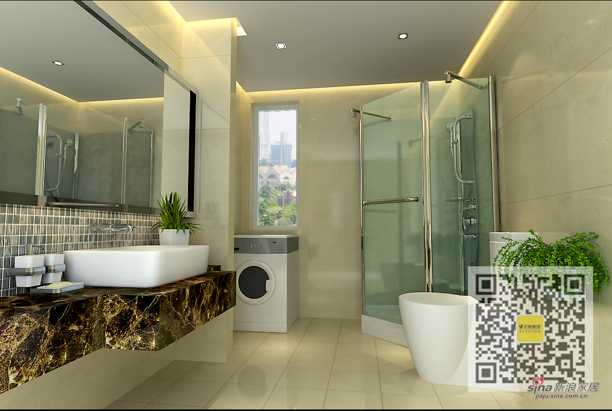 欧式 三居 卫生间图片来自用户2746948411在浮华背后的简欧风格三居室44的分享