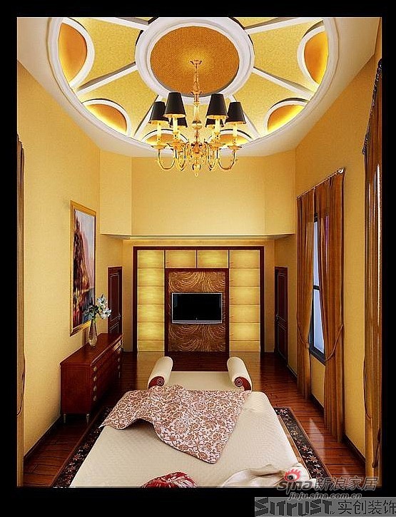 欧式 复式 客厅图片来自用户2746948411在奢华高贵的欧式古典风75的分享