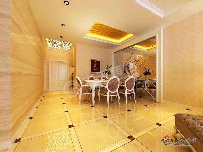 欧式 三居 餐厅图片来自阳光力天装饰在天津大都会-3室2厅2卫-欧式风格10的分享