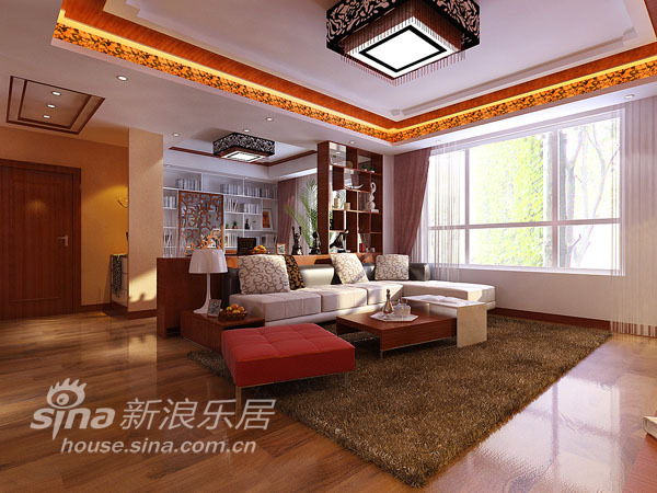 中式 三居 客厅图片来自用户2757926655在金隅万科 新中式风格96的分享