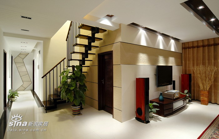 中式 别墅 楼梯图片来自用户2740483635在现代中式风格作品47的分享