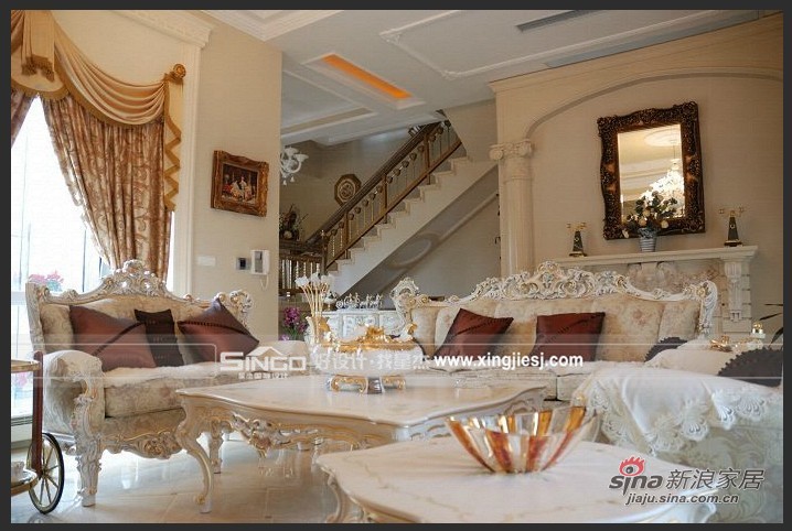 欧式 别墅 客厅图片来自用户2757317061在简约古典的欧美风情96的分享