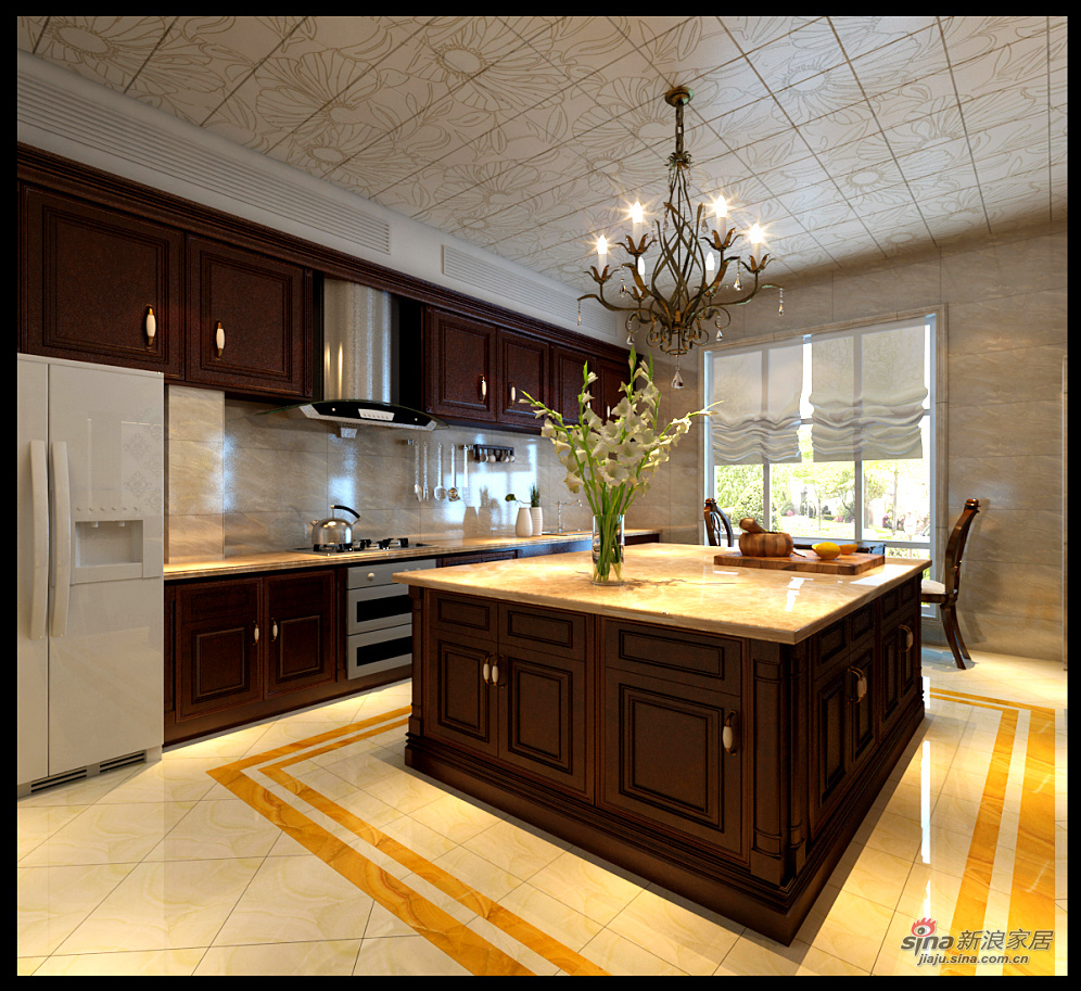 欧式 公寓 厨房图片来自用户2746889121在389平古典欧式奢华别墅尊贵体验59的分享