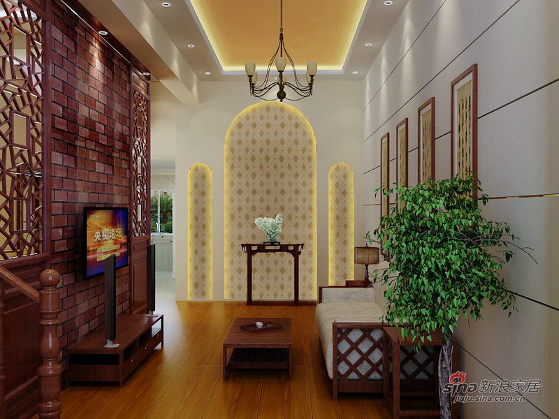 中式 公寓 客厅图片来自用户1907696363在紫薇曲江意境73的分享