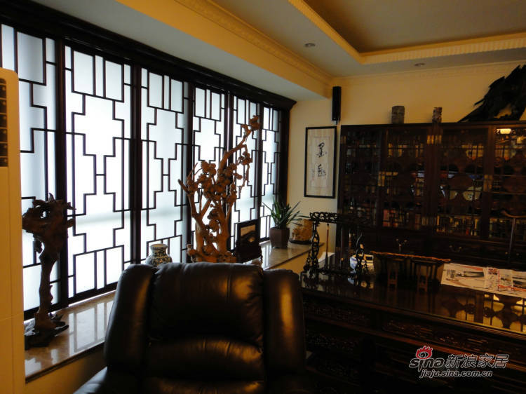 中式 三居 客厅图片来自用户1907661335在138平现代中式67的分享