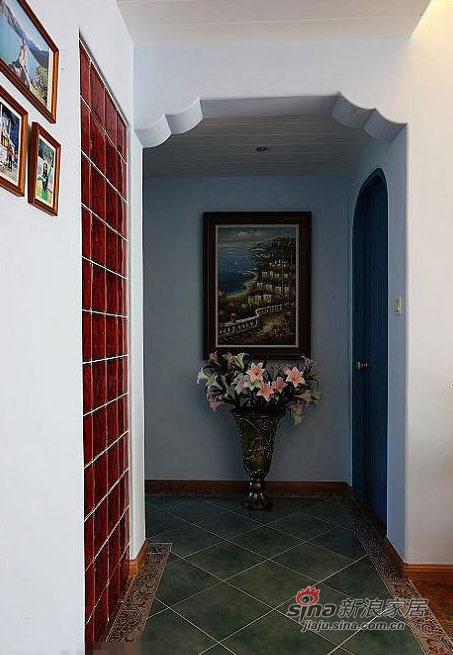 地中海 别墅 客厅图片来自用户2756243717在清爽地中海 闹市中的宁静天空34的分享
