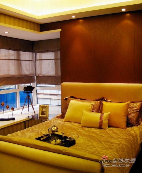 现代 三居 卧室图片来自xiaowu_15在98平怀旧现代3居花10万58的分享