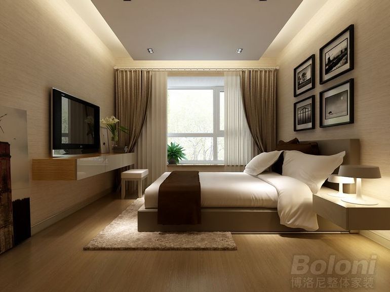 简约 三居 卧室图片来自用户2739081033在华贸城三居室27的分享