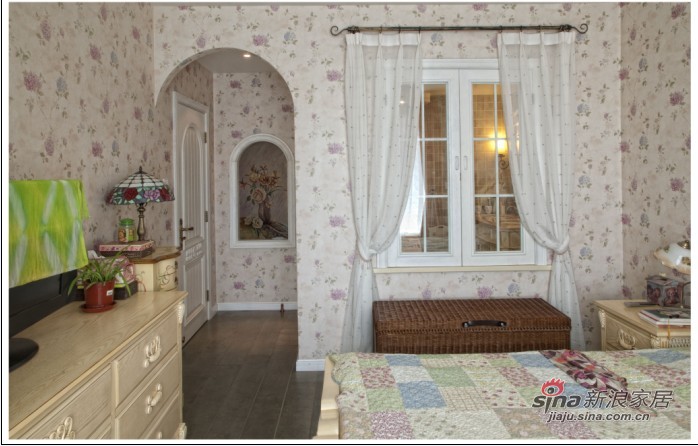 美式 三居 卧室图片来自用户1907686233在8万让你置身于浪漫乡村95的分享