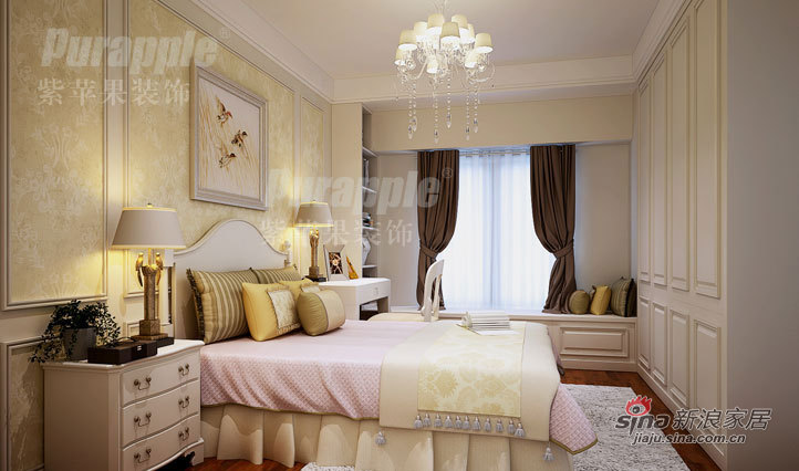 欧式 别墅 卧室图片来自用户2746869241在浦江华侨城别墅219㎡户型设计80的分享