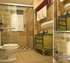 　自然休闲的卫浴间通过天然材料